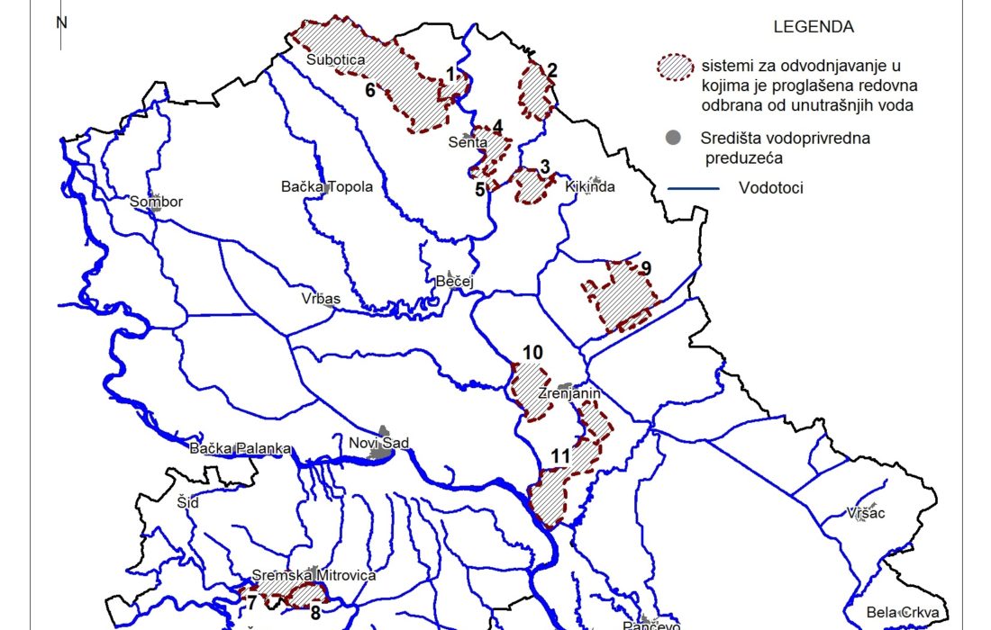 Odbrana od poplava od unutrašnjih voda na više od 90.000 hektara