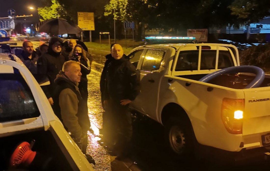 Asistencija JVP „Vode Vojvodine“ noćas na poplavljenim novosadskim ulicama